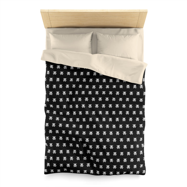 CM Skulls - Microfiber Duvet Cover (Black)