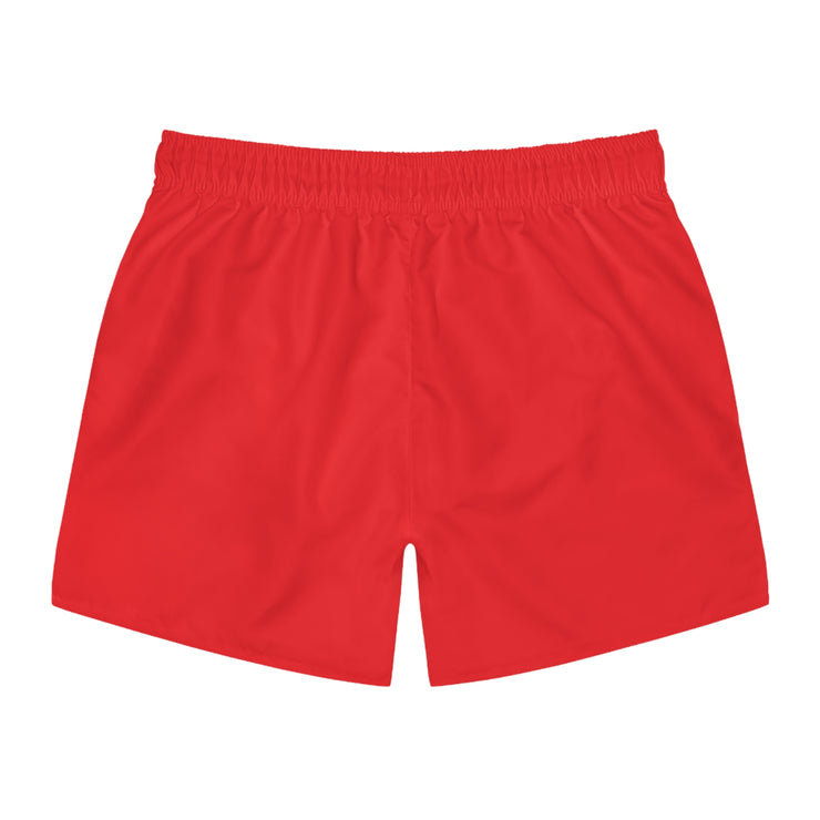 CM Summer 24 Swim Trunks – Vibrant Customizable Swimwear (RED)