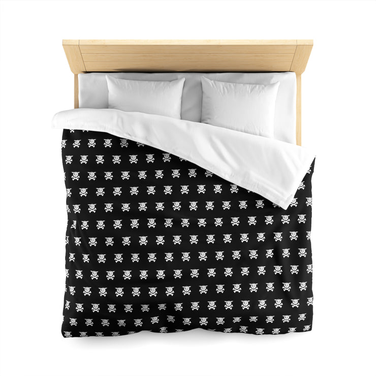 CM Skulls - Microfiber Duvet Cover (Black)