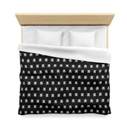 CM Skulls - Microfiber Duvet Cover (Black)