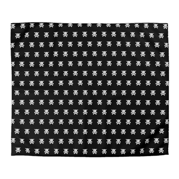 CM Skulls - Microfiber Duvet Cover (Black)