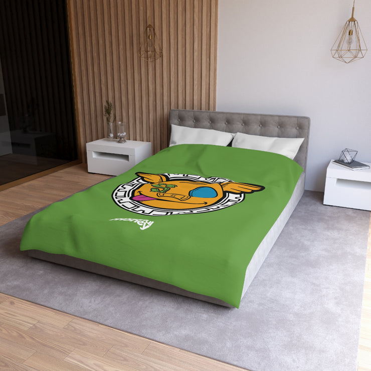 HanZ0 Crest Logo _ Microfiber Duvet Cover