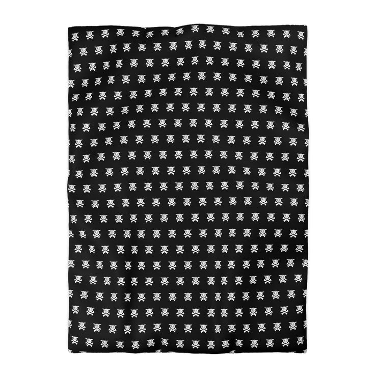 CM Skulls - Microfiber Duvet Cover (Black)