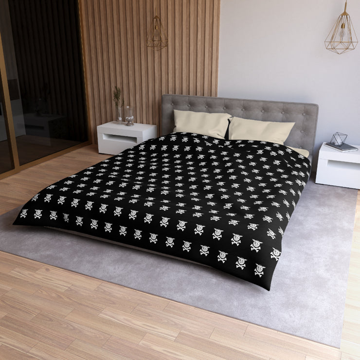 CM Skulls - Microfiber Duvet Cover (Black)