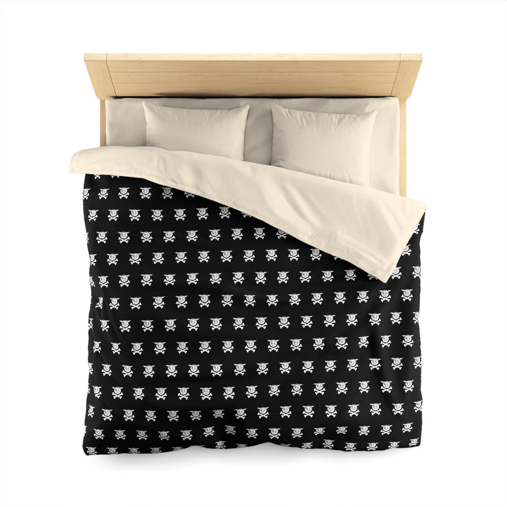 CM Skulls - Microfiber Duvet Cover (Black)